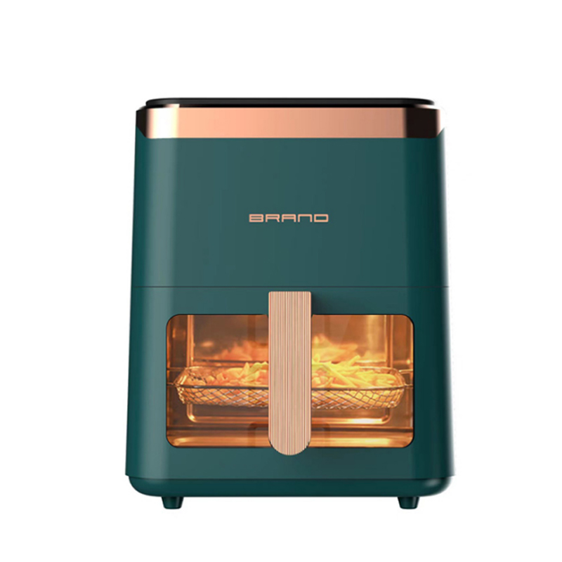 Top LCD touch visible square small capacity 3.8L multi-function vertical handle air fryer