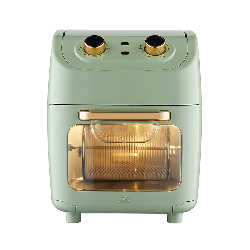 Inclined double knob mechanical control indicator light shows comfortable handle visible large capacity multi-function large handle air oven