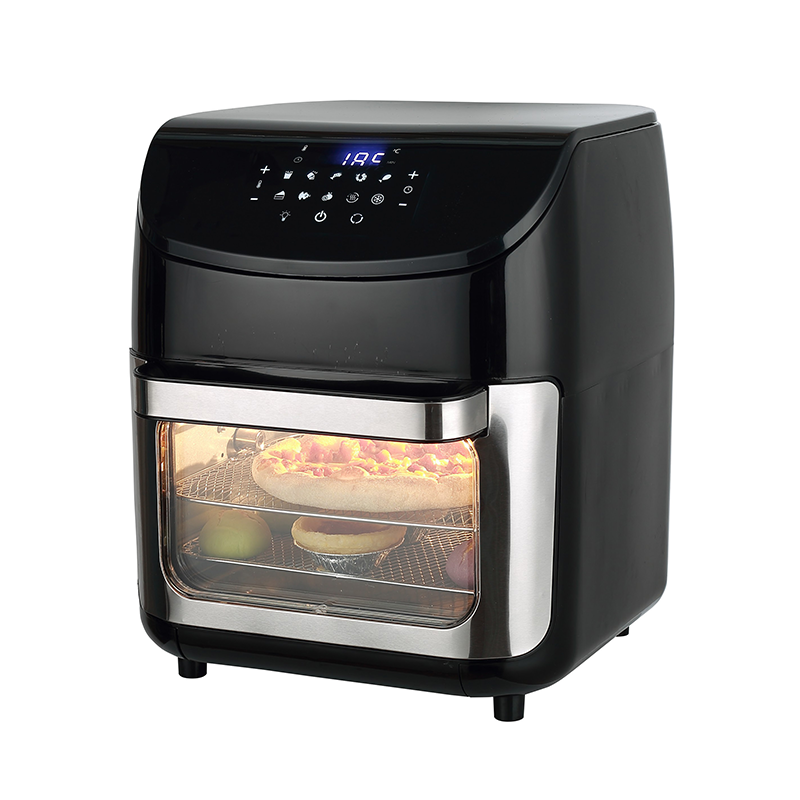 Inclined LCD touch visible large capacity square 12L multi-function large handle air oven