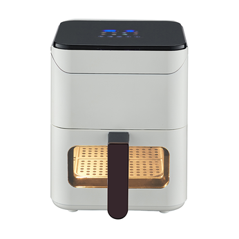 Top LCD touch visible square small capacity 3.8L multi-function vertical handle air fryer