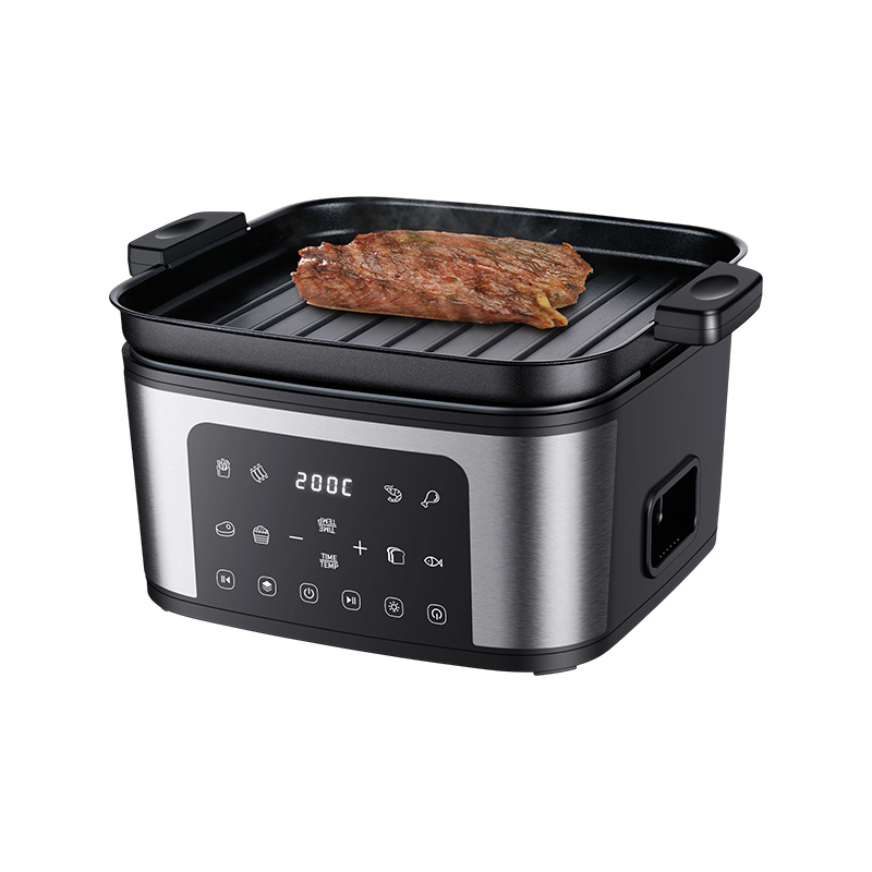 How effective is the air fryer dual at reducing fat content compared to deep frying?