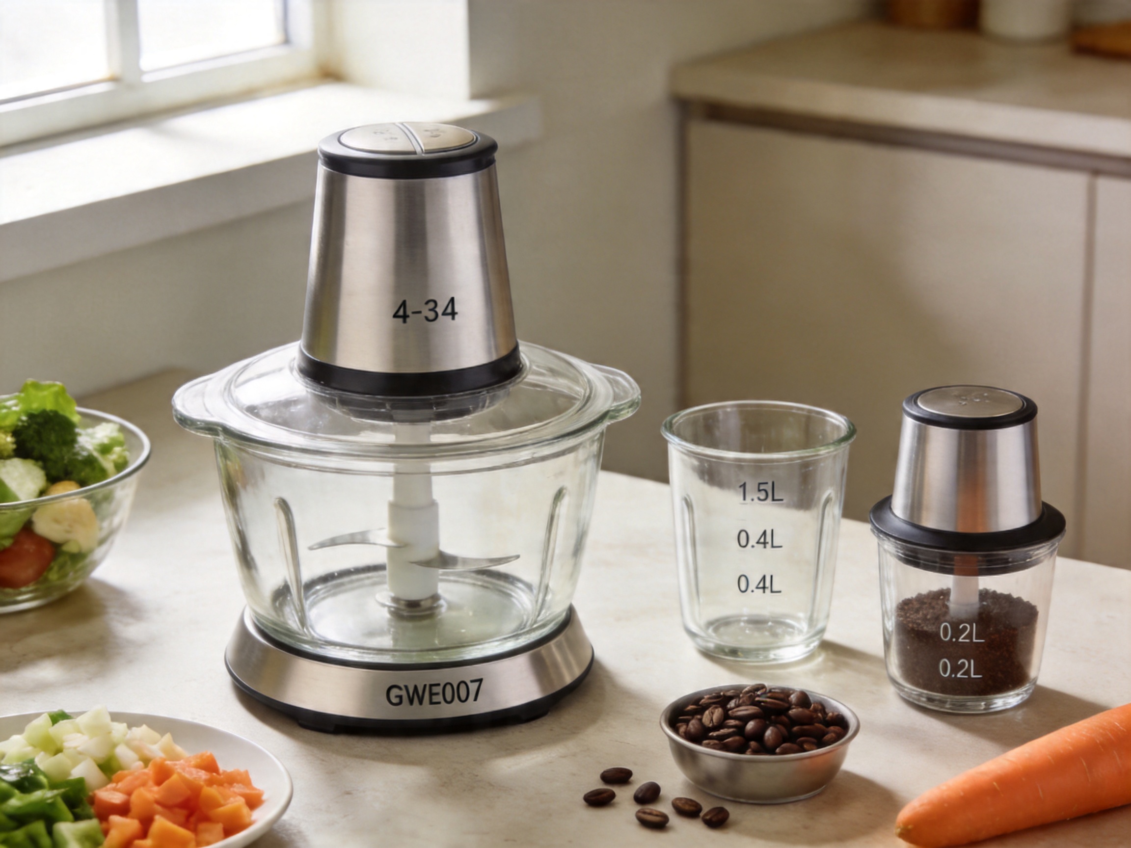 The 4-in-1 Food Processor Prep: Revolutionizing Kitchen Efficiency with Multifunctional Innovation