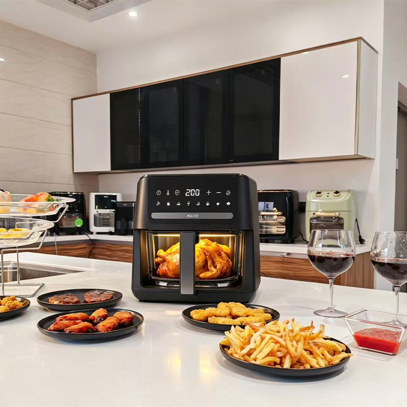 GSE72 Glass Air Fryer (Plastic Chamber)